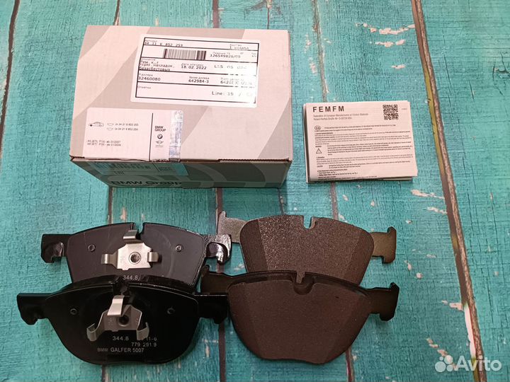 Тормозные колодки BMW F15 F16 оригинал