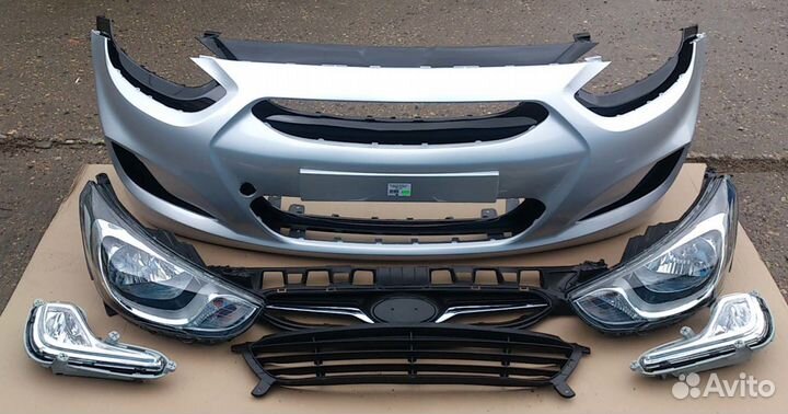 Бампер Hyundai Solaris любой