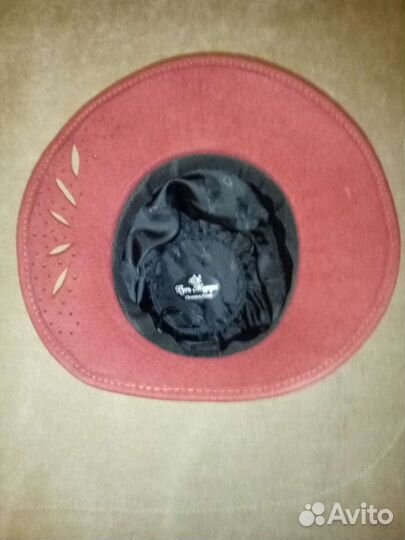 Шляпа женская фетровая