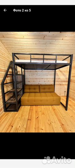 Кровать чердаком