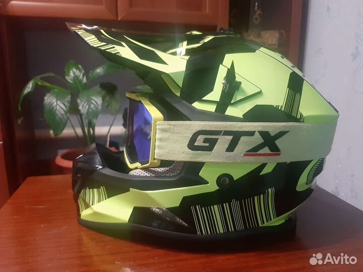 Шлем мото кроссовый GTX 633 #6 (XL)