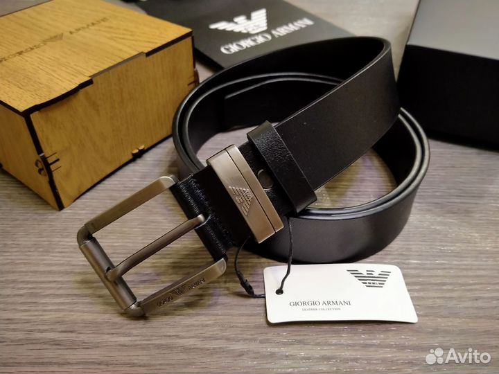 Ремень мужской в коробке