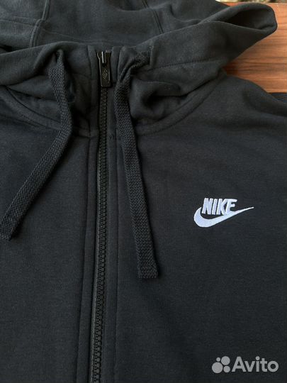 Зип худи nike черные