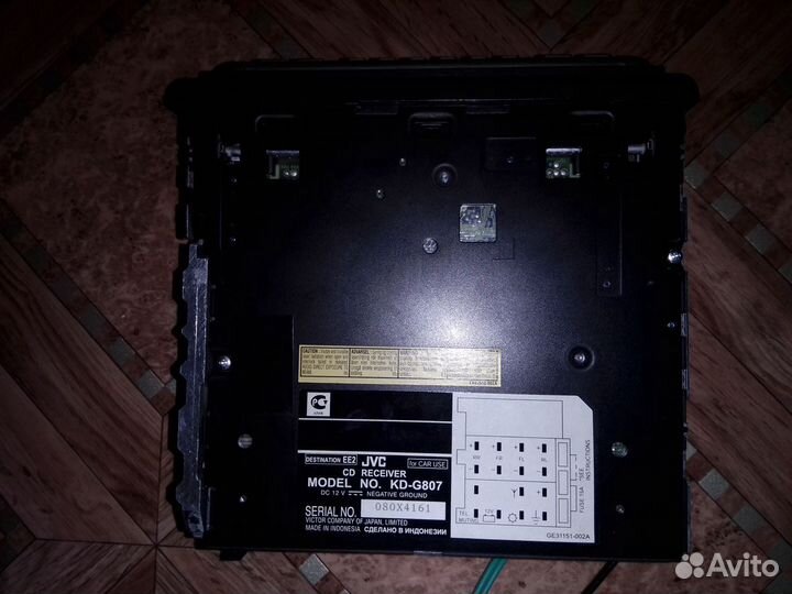 Автомагнитола JVC