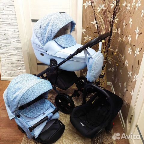 Коляска Indigo Mio 2в1/3в1 ecco