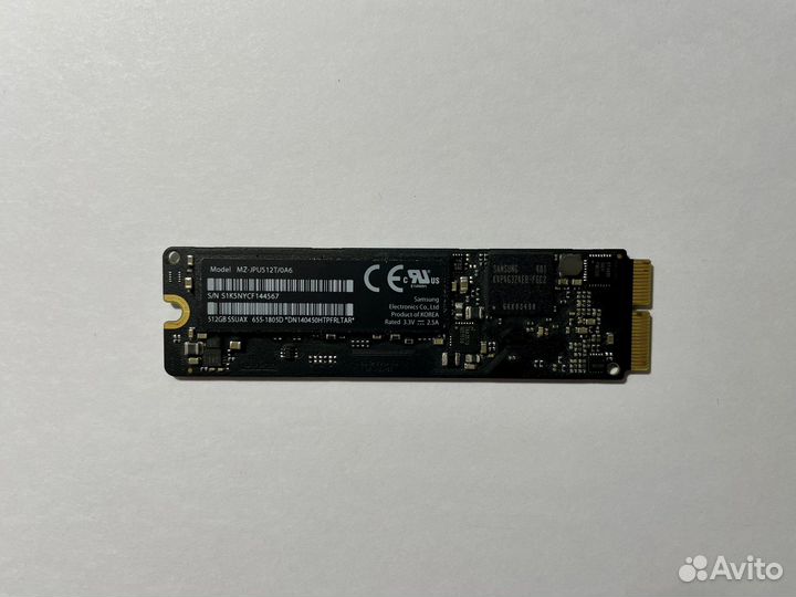 SSD 512 gb Apple Macbook 2013-2017 Samsung