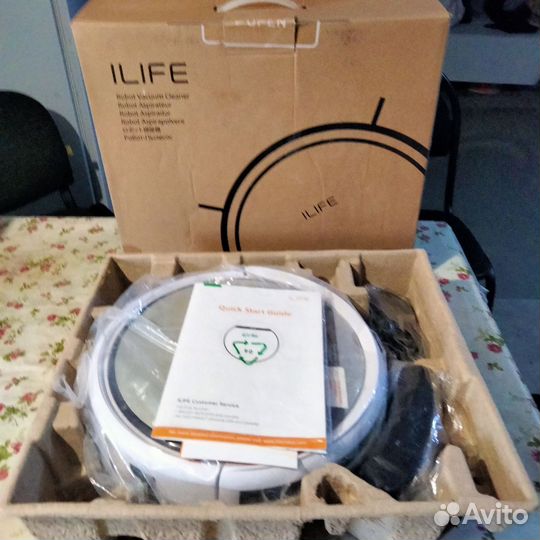 Забронировали Робот пылесос ilife б/у рабочий