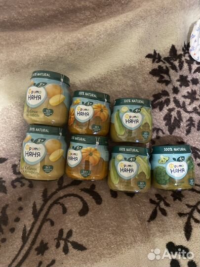 Детское питание, овощные пюре