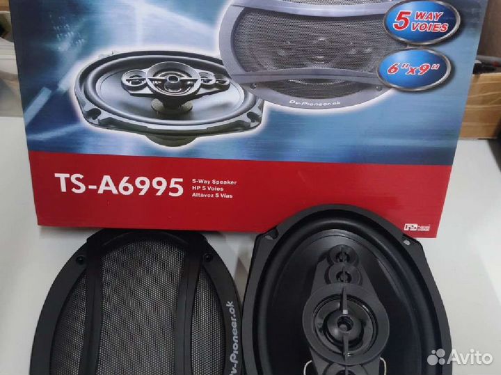 Динамики Pioneer TS-A6995, 16x24см, блины