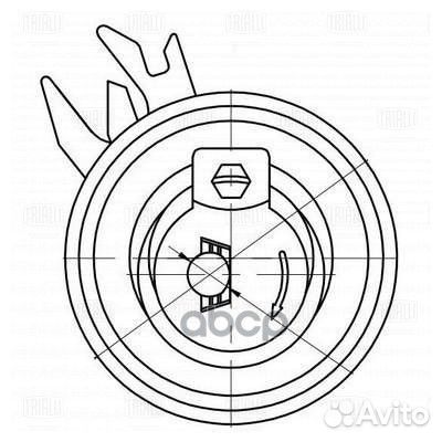 Ролик грм для а/м VW Polo (94) 1.0i/1.4i (натя