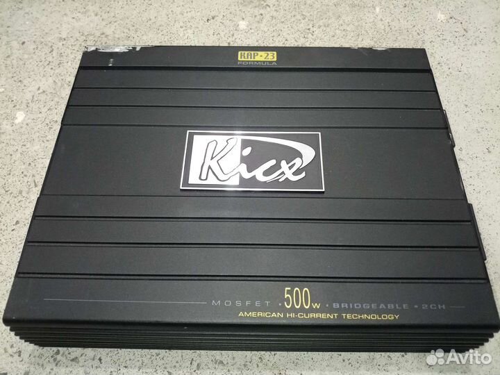 Усилитель kicx kap-23 2-х канальный