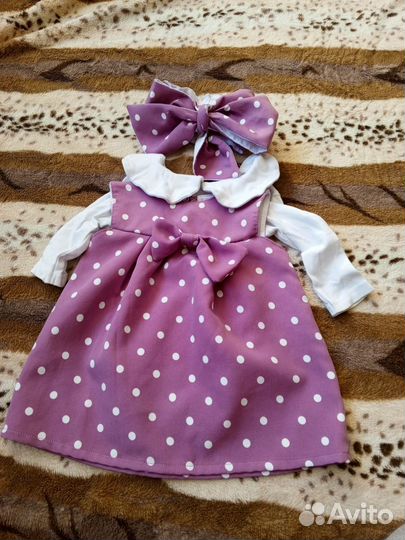 Платье для девочки 68