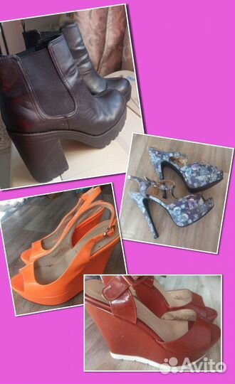 Обувь на платформе 38