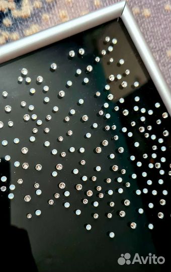 Картина с кристаллами Swarovski Журавли