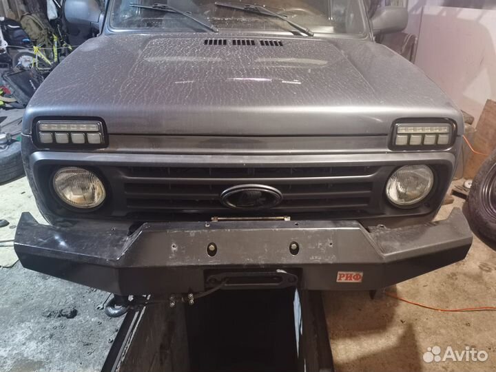 Силовой бампер риф niva 2121