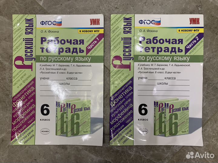 Рабочие тетради и тп по русскому языку, математике