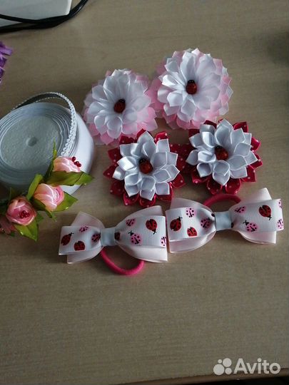 Резинки для волос ручной работы