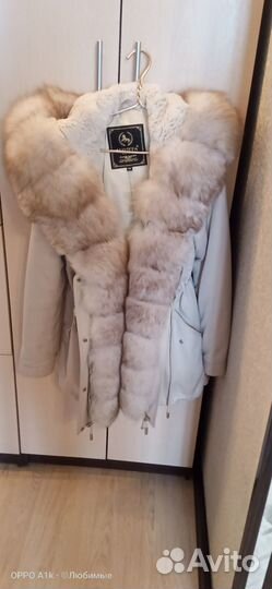 Парка с натуральным мехом 42 44