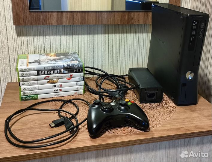 Xbox 360 S 7 игр