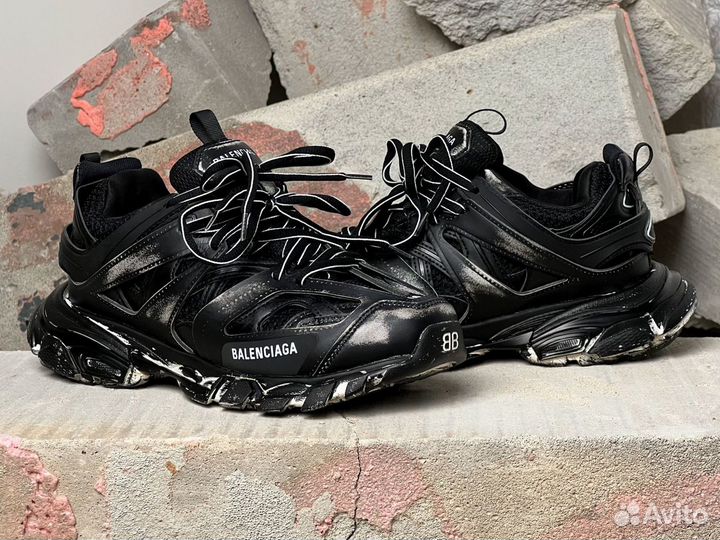 Balenciaga Track Black Faded