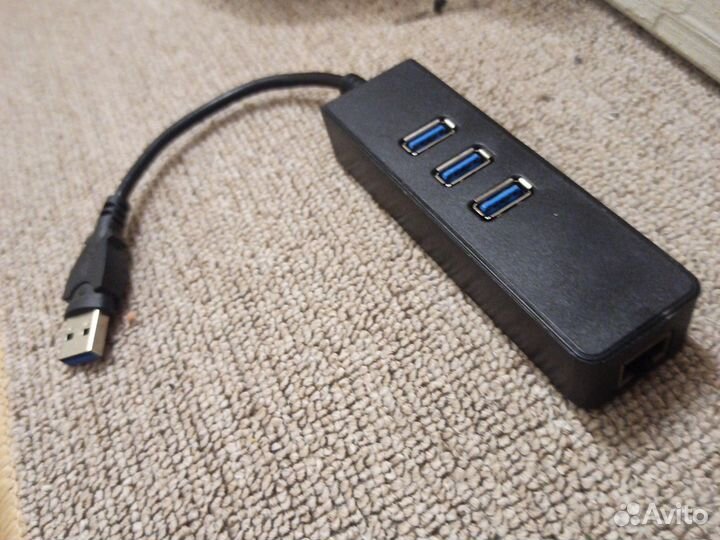 Usb сетевая карта с хабом usb3. 0