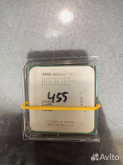 AM3 AMD AthlonII x3 455 3 ядра по 3.3Ghz /95w