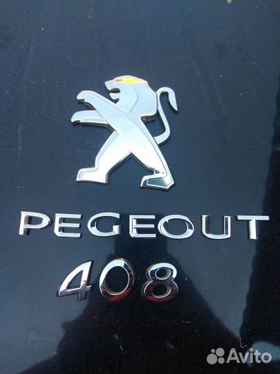 Эмблема на крышку багажника оригинал Пежо 408