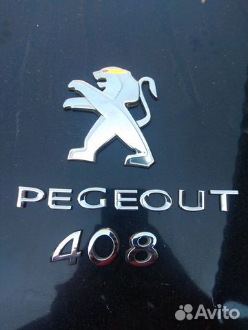 Эмблема на крышку багажника оригинал Пежо 408