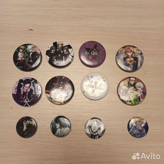 Значки аниме