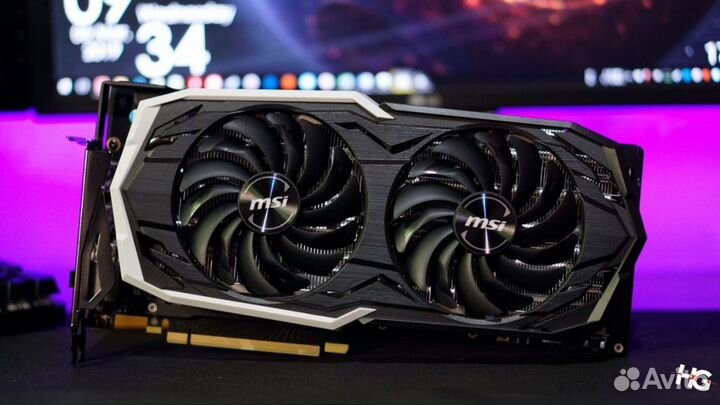 Игровая видюха 2070 MSI Armor с коробкой