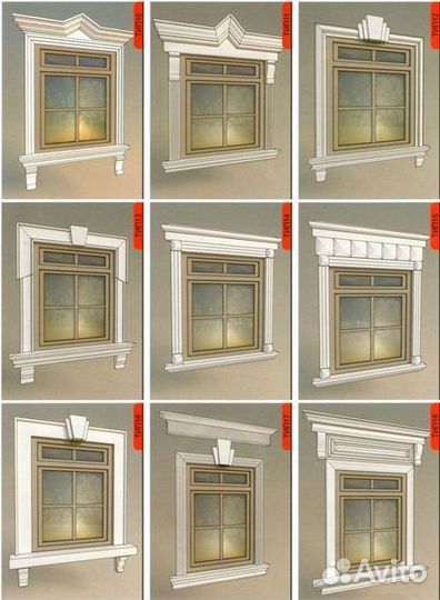 Наличники из Пенопласта на Окна и Двери