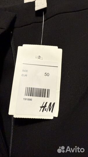 Брюки H&M из костюмной ткани 56