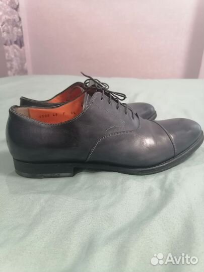 Туфли мужские италия Santoni