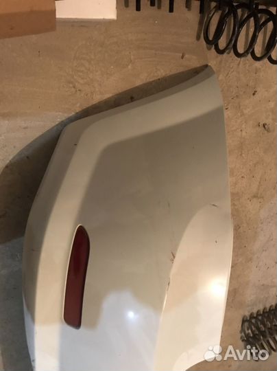 Задний бампер рено логан2011год