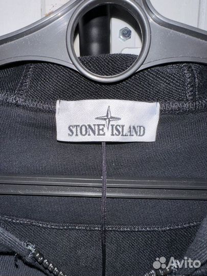 Stone island zip hoodie black L