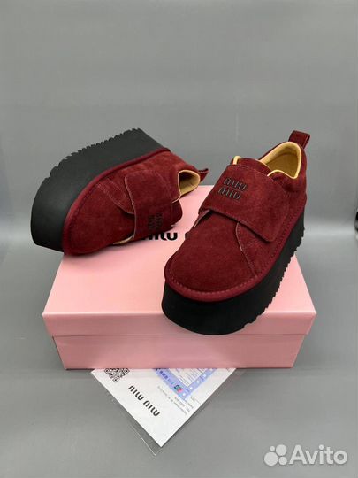 Кеды miu miu на липучке
