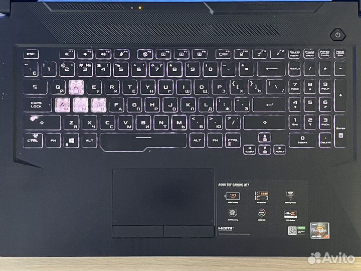 Ноутбук Asus Tuf gaming A17’