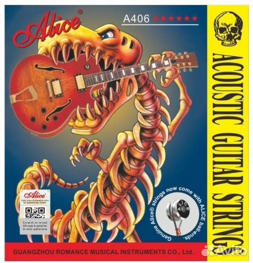 Alice A406-L - Струны для акустической гитары