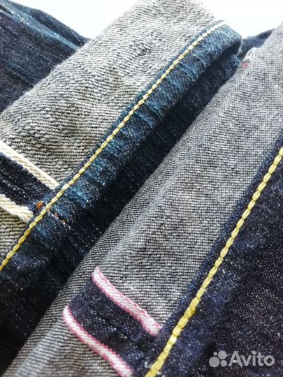 Подшив цепным стежком джинсов плотностью до 25Oz