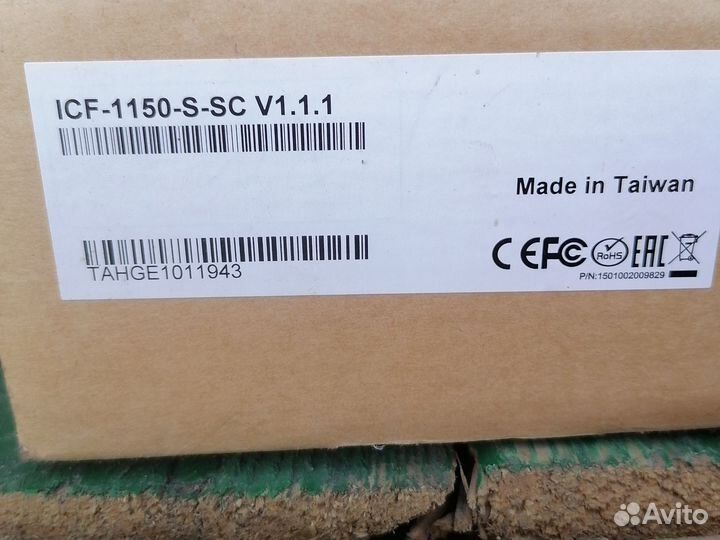 Преобразователь ICF-1150-S-SC. Медиаконвертер