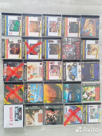 Диски с играми для Sony PlayStation one PS1