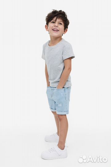 Джинсовые шорты 116 новые H&M 5-6 лет