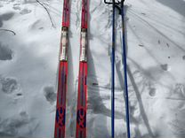 Беговые лыжи Фишер 200 с креплением и палками