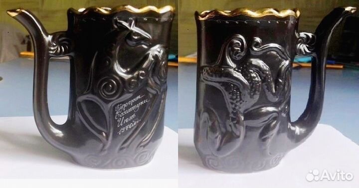 Бюветницы, кружки - фарфор, керамика, дерево