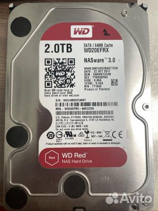 WD Red 2Tb + Seagate Video 2tb купить в Москве | Электроника | Авито