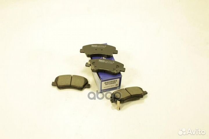 Колодки тормозные передние solaris/RIO NEW RUS