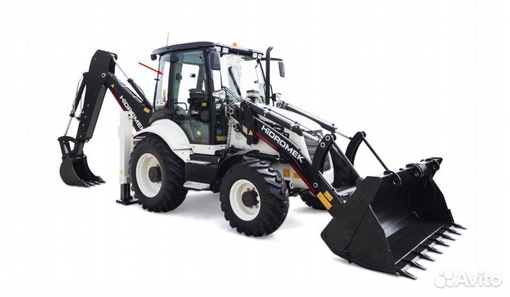 Стекло за дверью правое для погрузчика Hidromek