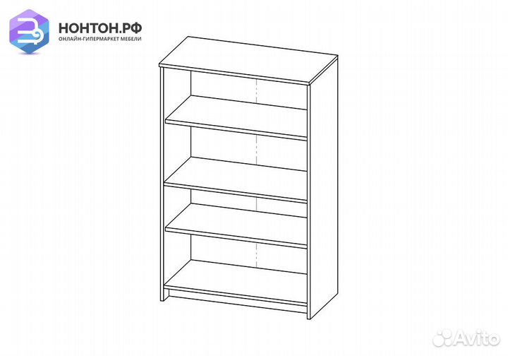 Шкаф двухдверный Сириус сонома