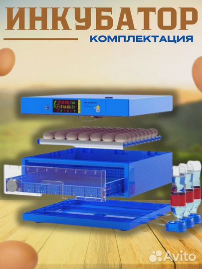 Инкубатор автоматический 256 яиц