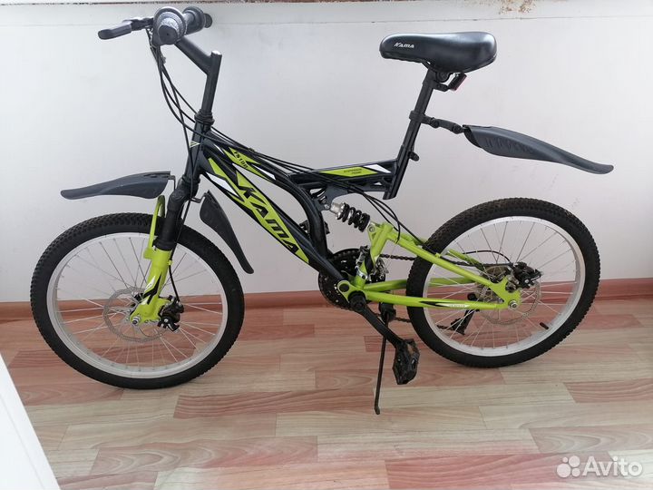 Продам велосипед горный детский Кама FS 18D
